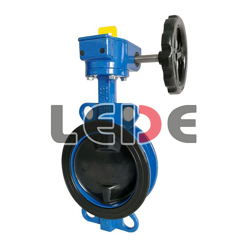 自密(mi)封手動裝(zhuang)置對夾蝶(die)閥