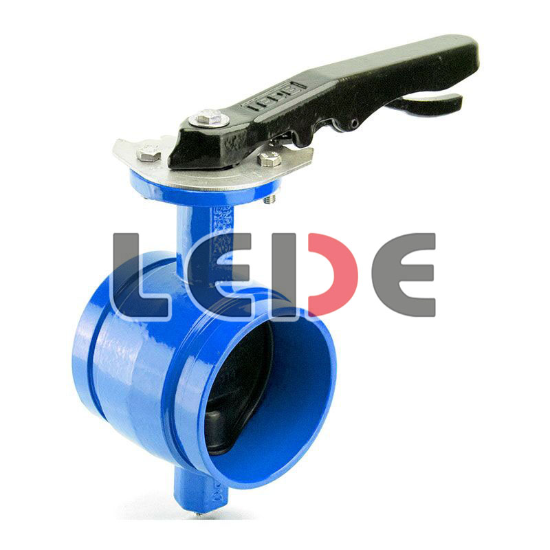 自(zi)密封手柄(bing)溝槽中線(xian)蝶閥